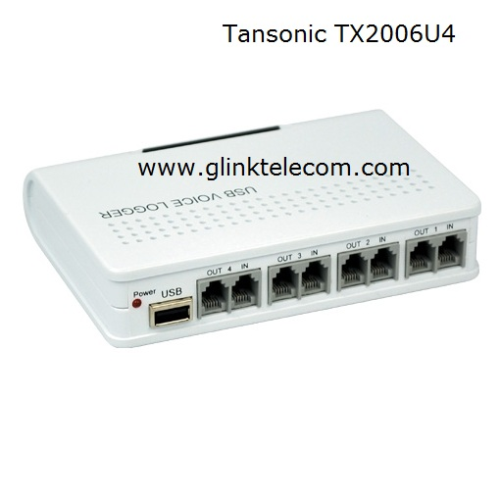 Box ghi âm điện thoại  4 line Tansonic TX2006U4